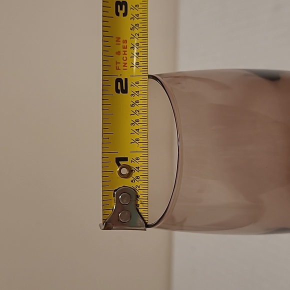 Set of 3 Vintage Amethyst Wine Glasses - Picture 14 of 16